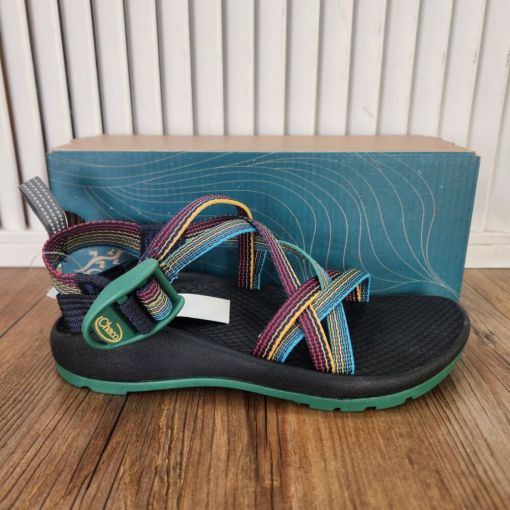 Chaco ZX/1 Ecotread Kids Sz 13M Rising Navy Blue Strappy Beach Sandals JCH180386